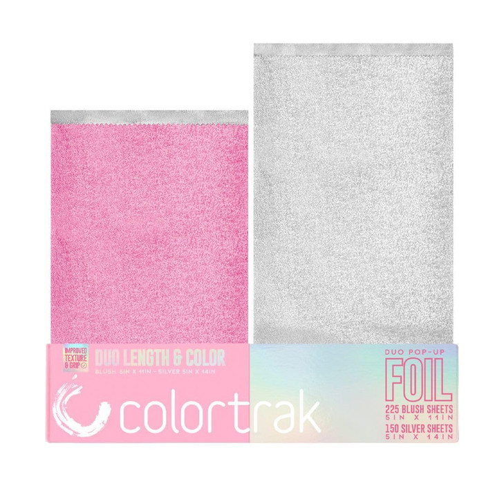 Colortrak Duo Foil Popup Box Creative Solution for MultiLayered Hair Coloring 225 Blush Sheets for Shorter Styles and Fa
