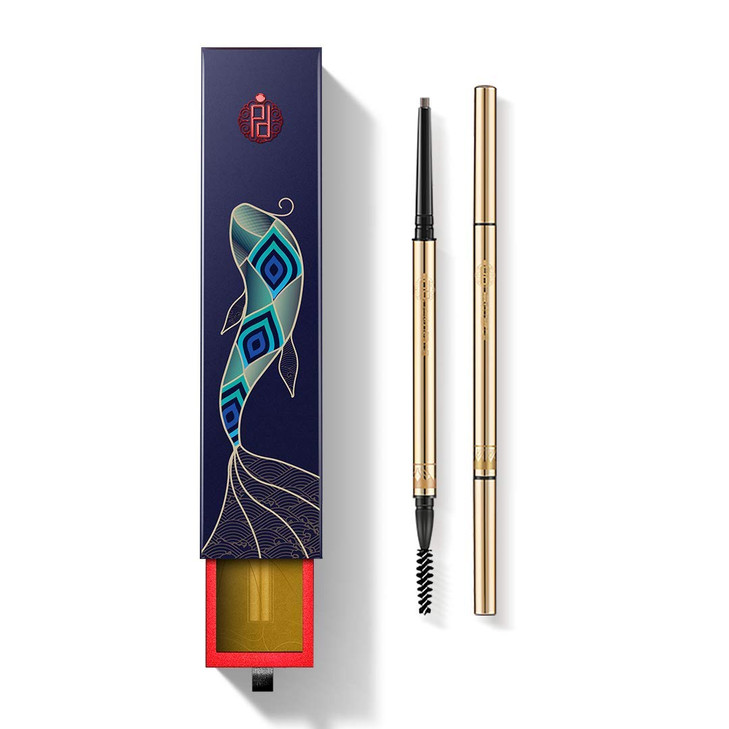 ZEESEA Palace Identity Round Eyebrow PencilMakeup Infallible LongLasting Eyebrow pencil UltraFine Felt Tip Light Brown
