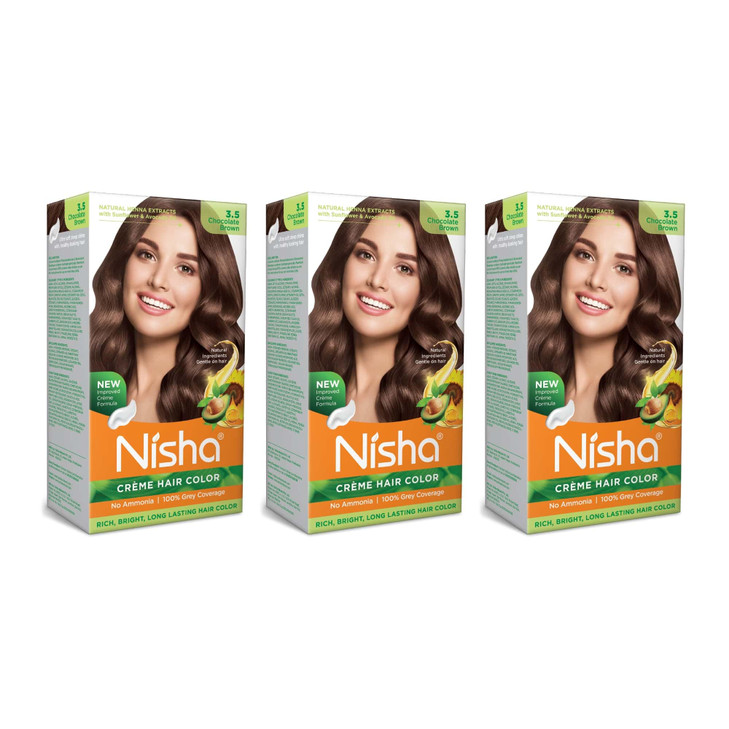 Nisha Creme Permanent Hair Color 100 percent Gray Coverage Hair Dye Easy to Apply Long Lasting Hair Colouring For Ultra