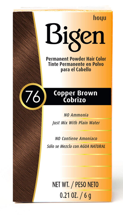 76 Copper Brown Bigen Permanent Powder 3 Pack