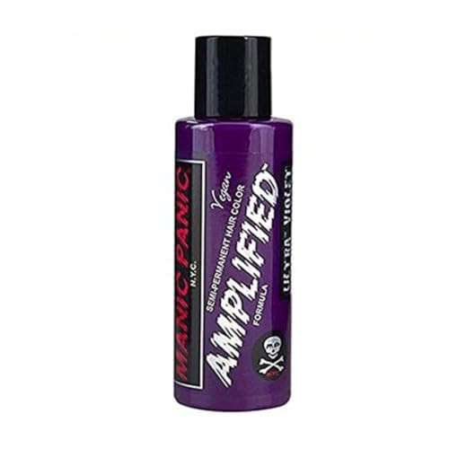 MANIC PANIC Ultra Violet Amplified SemiPermanent Hair Dye Cool Blue Toned Violet Color Works on Dark Light Shades Vegan