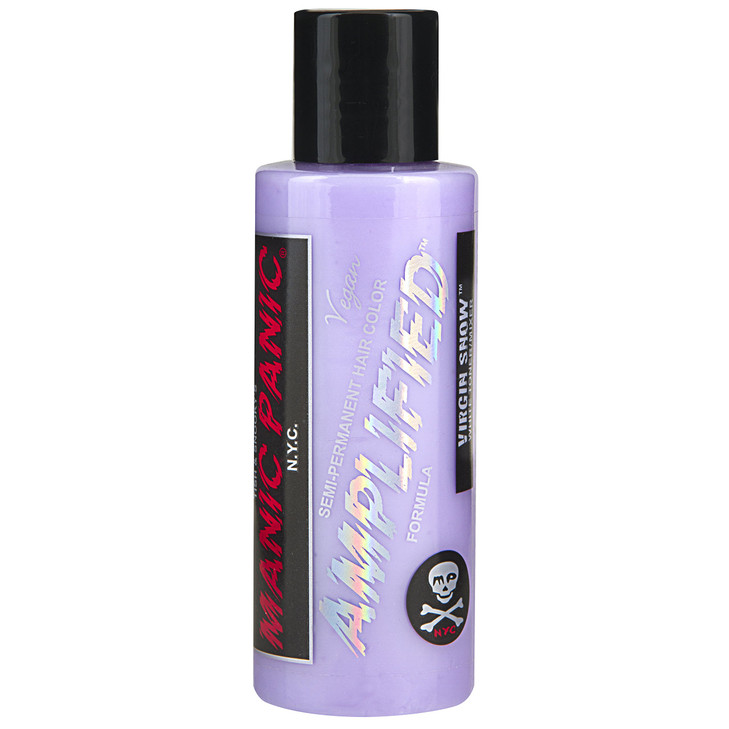 MANIC PANIC Virgin Snow Blonde Toner Amplified SemiPermanent BlueTinted Toner for Blondes or Bleached Hair Removes Brass