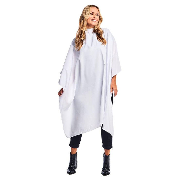 BD Barber Lightweight Crinkle Nylon Hair CuttingStyling Cape Water Resistant Machine Washable Permanent Crinkle Nylon Re