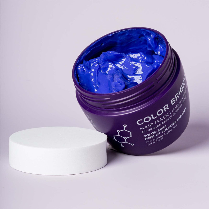 Luseta Purple Hair Mask 169 Oz Deep Conditioner for Color Treated Hair Neutralizes Unwanted Yellow Tones and Removes Bra
