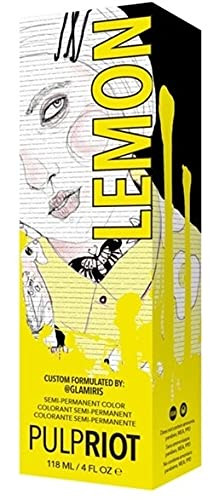 Pulp Riot SemiPermanent Hair Color 4oz Lemon