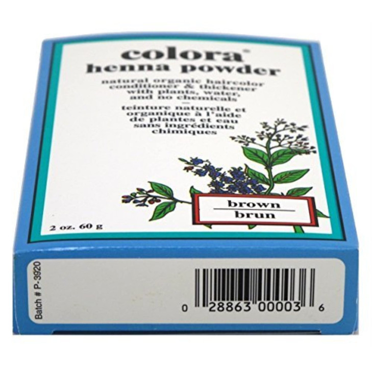 Colora Henna Powder Hair Color Brown 2oz 3 Pack