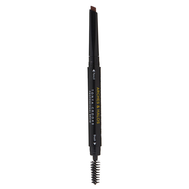 Arches Halos Angled Brow Shading Pencil Double Sided Eyebrow Filler and Spoolie Angled Brush Design for Precise Shaping