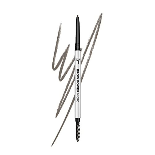 IT Cosmetics Brow Power Micro Universal Taupe Universal Eyebrow Pencil Mimics the Look of Real Hair BudgeProof Formula B