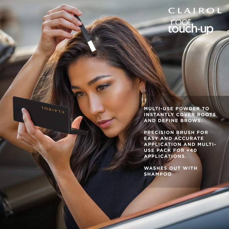 Clairol Root TouchUp Temporary Concealing Powder Dark Brown Hair Color Pack of 3