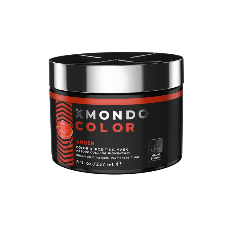 XMONDO Color Amethyst Deposting Mask SemiPermanent Purple Dye with Bond Booster Hyaluronic Acid 8 oz