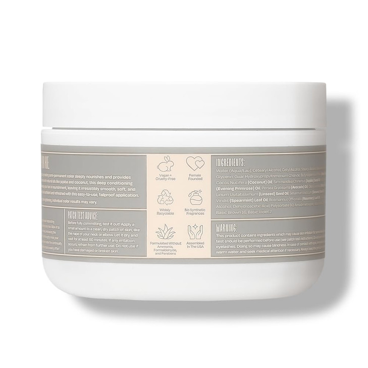 Overtone Semi Permanent Hair Color Conditioner Serene Silver 8 oz Nourishing DamageFree Color Depositing Mask for All Ha
