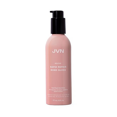 JVN Revive Rapid Repair Bond Gloss 6 Fl Oz Hair Shine Gloss Serum and Bond Repair Treatment Repairs Damaged Color Treate