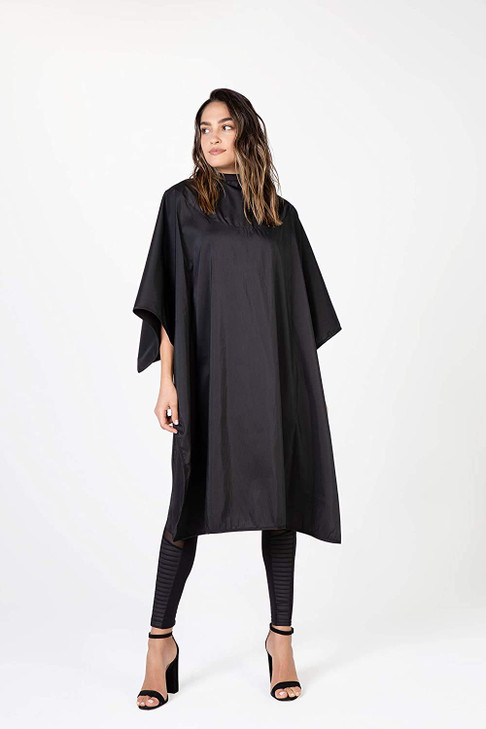 Betty Dain Guardian AllPurpose CuttingStyling Cape Lightweight Iridescent Nylon with Chemical Proof Panel Snap Adjustabl