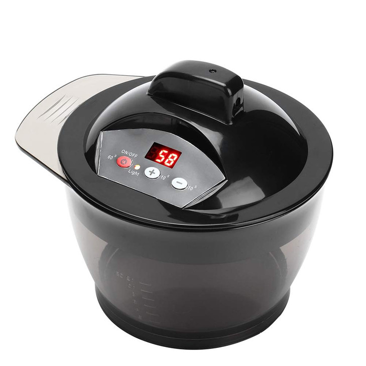 Electric Color Mixer for Hair Salon Electric Blender Mask Dyeing Paste Automatic Mixer Hair Dye Cream Mixing Bowl Us Plu
