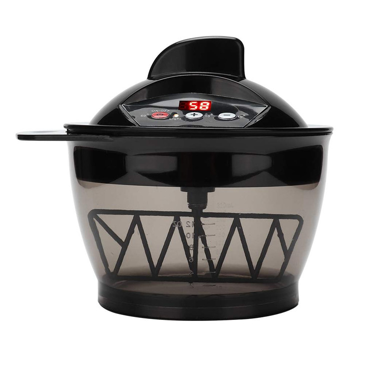FASJ Hair Color Mixing Bowl Professional Electric Hair Coloring Bowl Barber Hair Dyeing Kit with 10 Replaceable Holders