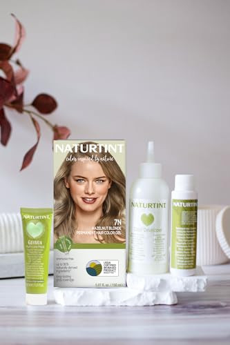 Naturtint 7N Hazelnut Blonde Permanent Hair Color Pack of 6 Ammonia Free Vegan Cruelty Free up to 100 Gray Coverage Long