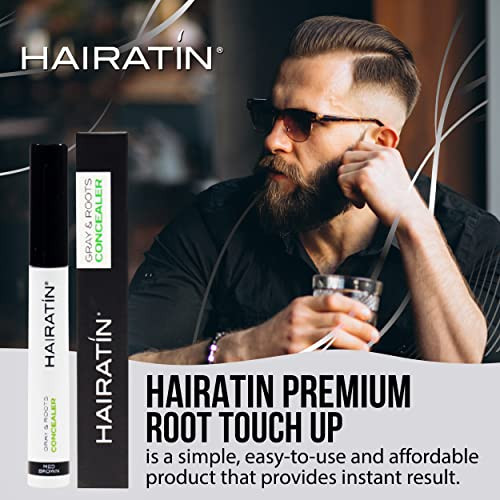 Hairatin Root Touch Up Quick and Easy Application with Antitransfer Technology for Better Concealing and Darkening of Gr
