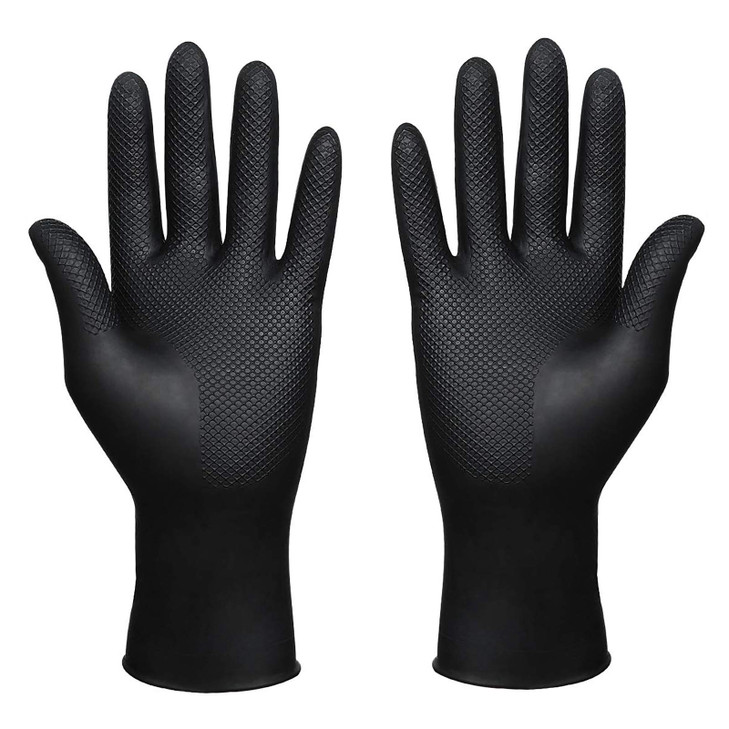 SUNHHX Hair Dye Gloves Reusable Rubber Gloves Professional Hair Coloring Accessories for Hair Salon Hair Dyeing 1 Pair L