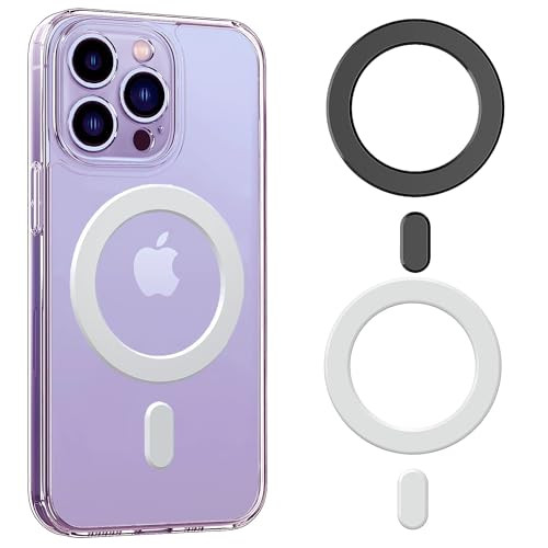 Wannap Magnetic Adapter Ring Compatible for Magsafe, Universal Magnet Sticker Compatible with Magsafe Accessories & Wireless Charging for iPhone 16 1