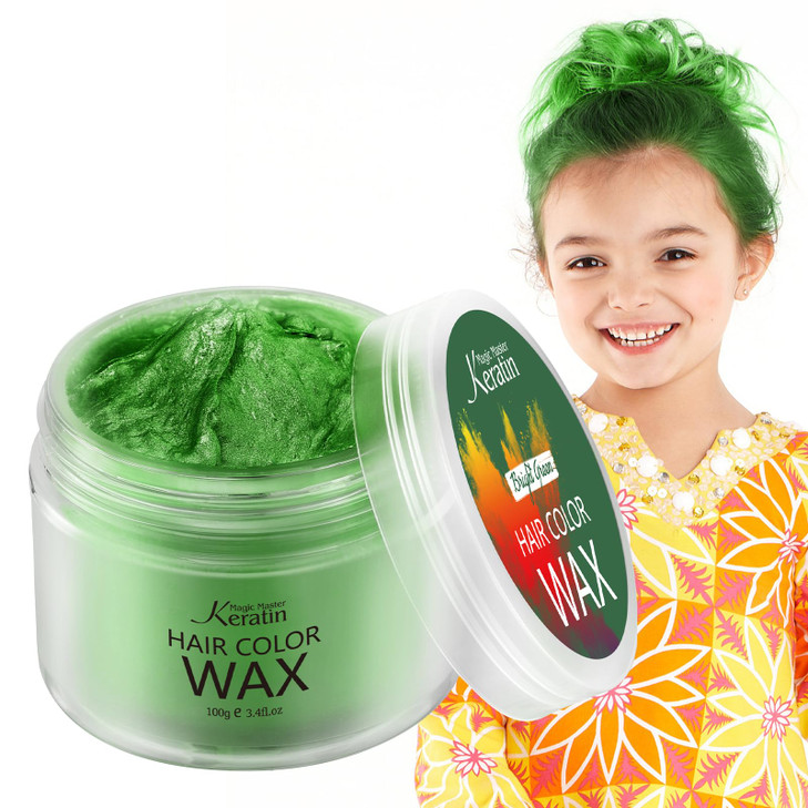 Temporary Hair Color WaxHair Color Dye for Color Treated Hair Natural Styling Instant Kids Mud Cream Gel 34 Fl Oz Girl G