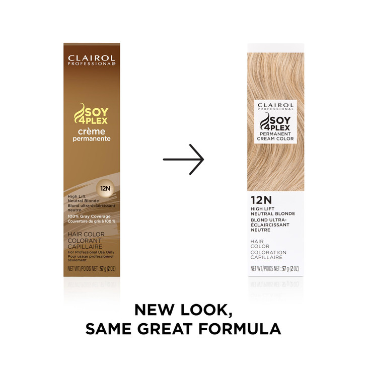 Clairol Professional Crme Permanente 12n High Lift Neutral Blonde 2 oz Packaging May Vary