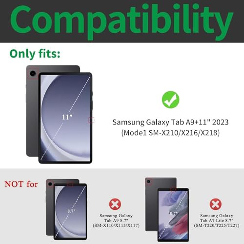 Clear Case for Samsung Galaxy Tab S6 Lite 10.4 inch 2024/2022/2020 with Foldable Kickstand & Pencil Holder, Shockproof Rugged Cover for Galaxy Tab S6