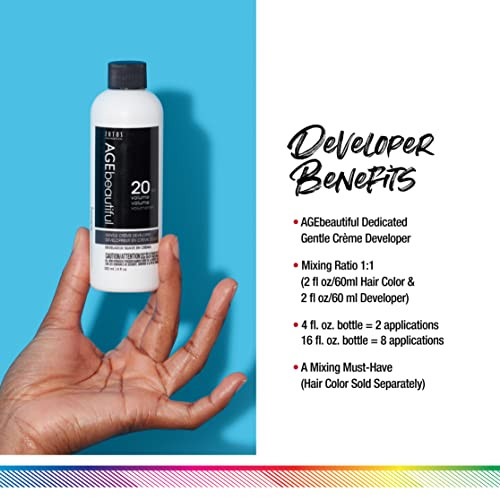 AGE beautiful 20 Volume Gentle Creme Hair Developer For Permanent Hair Color Dyes Toners Lighteners Professional Salon C