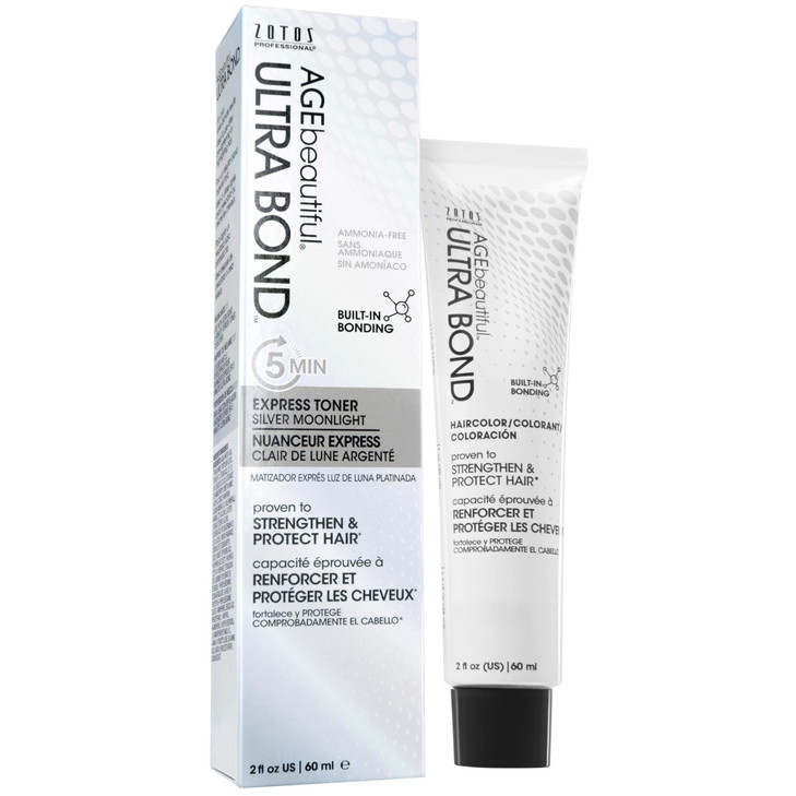 AGE beautiful 5Minute Express Hair Toner with Ultra Bond Building Strengthens Protects Nourishes Ammonia Free For Cool S