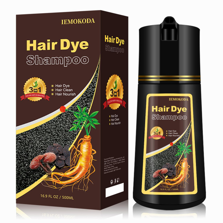 Deep Burgundy Hair Dye Shampoo Red Instant Dye Shampoo for Gray Hair for Women Men Best Hair Coloring Shampoo for Painti