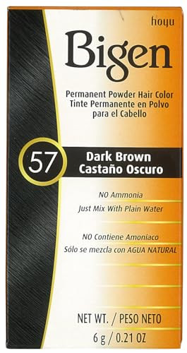 Bigen Hair Color 57 Dark Brown 021 oz 3 Pack