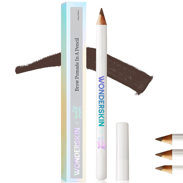 WONDERSKIN Eyebrow Pencil Sharpenable Brow Pencil For Natural Looking Brows Brown Eye Makeup Long Lasting Eyebrow Pomade