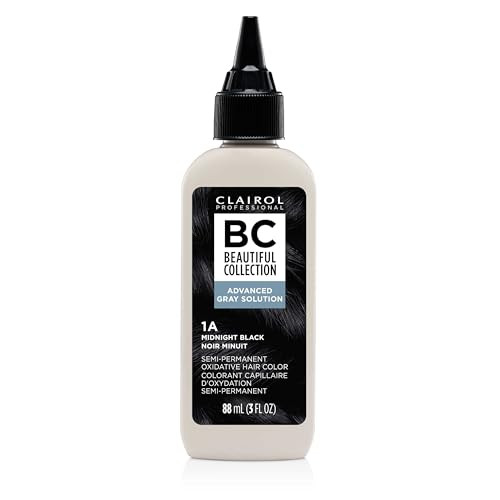 Clairol Professional Beautiful Collection Advanced Gray Solutions 1A Midnight Black 3 oz Packaging May Vary