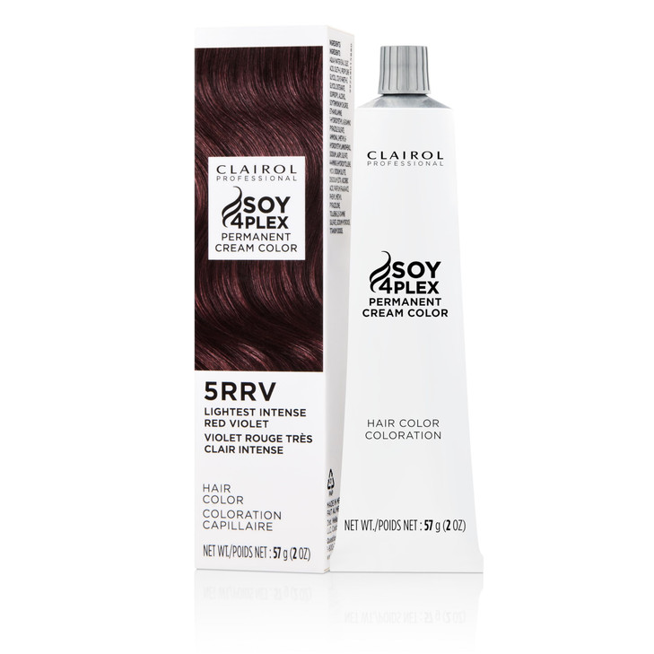 Clairol Professional Crme Permanente 5RRV Lightest Intense Red Violet 2 oz Packaging May Vary