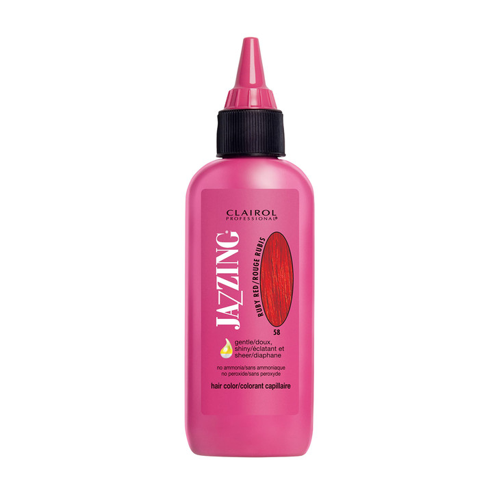 Clairol Professional Jazzing SemiPermanent Hair Color No58 Ruby Red 3 oz