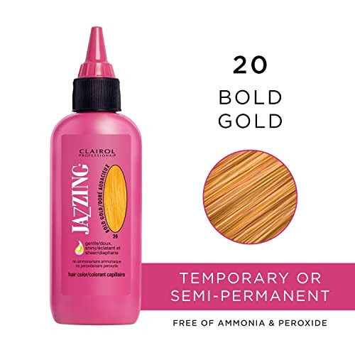 Clairol Professional Jazzing SemiPermanent Hair Color No20 Bold Gold 3 oz