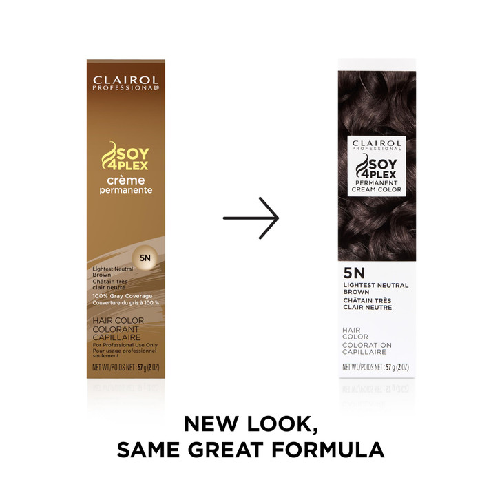 Clairol Professional Crme Permanente 5n Lightest Neutral Brown 2 oz Packaging May Vary