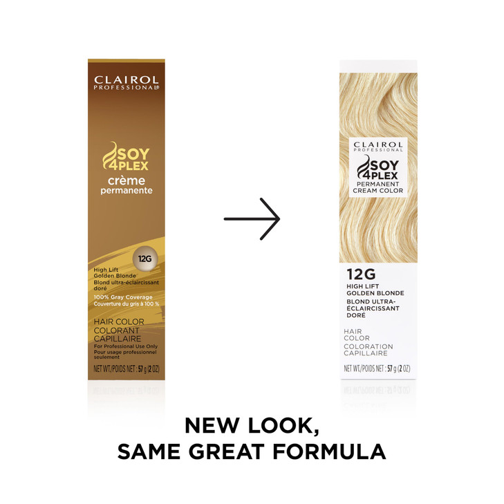 Clairol Professional Crme Permanente 12g High Lift Gold Blonde 2 oz Packaging May Vary