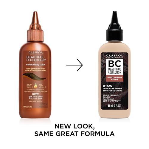Clairol Professional Beautiful Collection Hair Color 15W Dark Warm Brown 3 oz Packaging May Vary