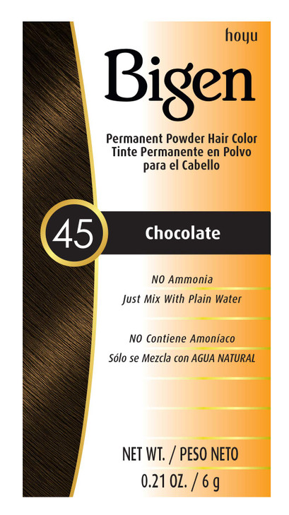 45 Chocolate Bigen Permanent Powder 12 Pack