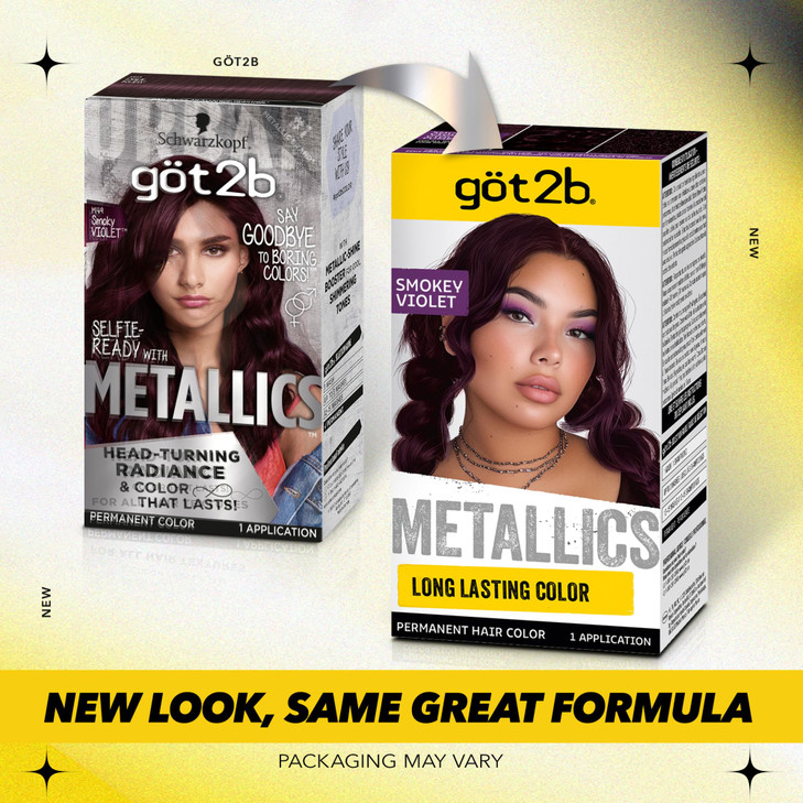 Got2b Metallics Permanent Hair Color M49 Smoky Violet