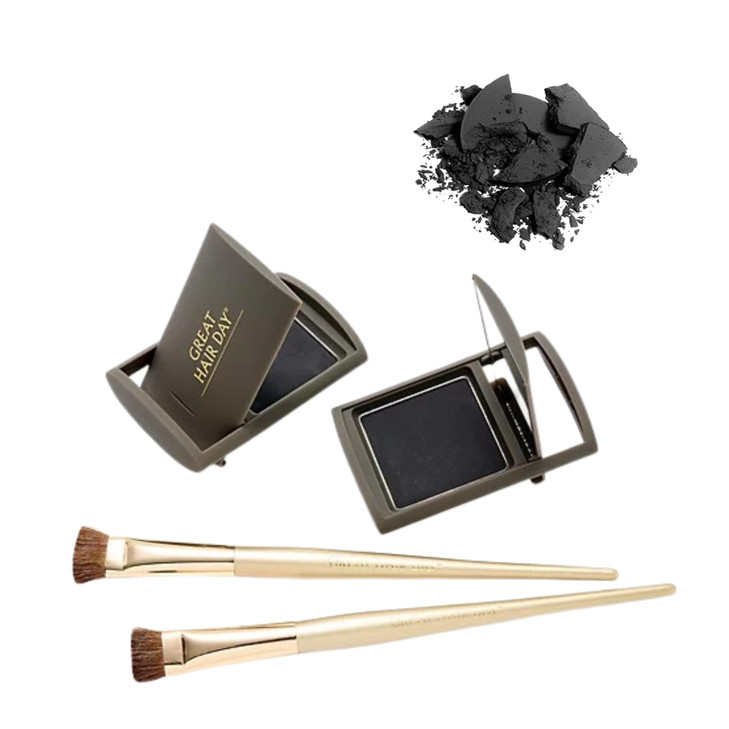 Joan Rivers Great Hair Day Root Touch Up Powder Duo Fillin Powder for Thicker Fuller Looking Hair Dark Brunette