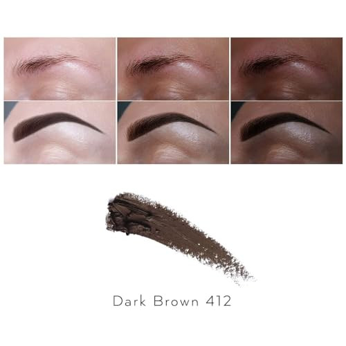 Emani AllInOne Vegan Eyebrow Cream 042oz Dark Brown