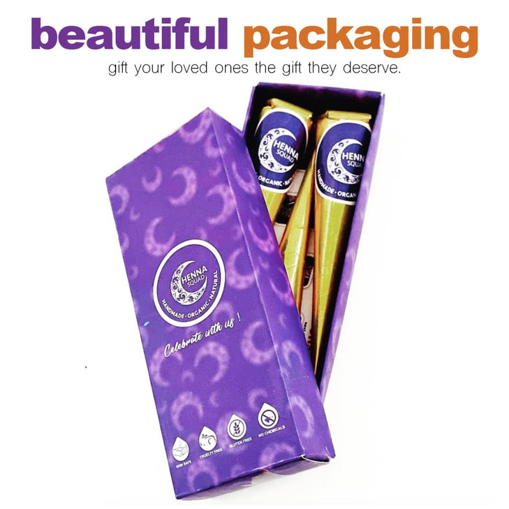 Ready to Use Hair Dye Cones Dark Brown Henna Paste for Spot Coloring Nourishment Healthy Hair and Freckles 25 Grams 3 Pa