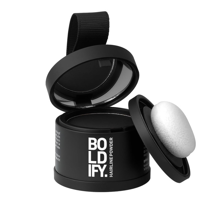 BOLDIFY Hairline Powder Root Touch Up Hair Color for Gray Coverage Bald Spot Concealing Hair Powder for Women Men 24Hour