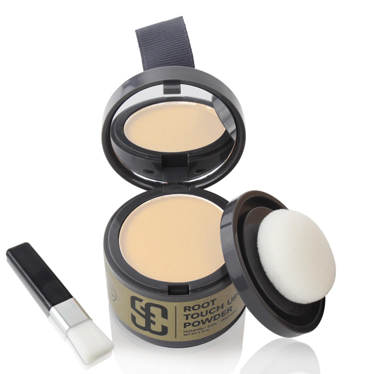 SOVONCARE Hairline Powder Root Touch Up Gray Hair Concealer for Men and Women Instantly Covers Thinning Hair and Bald Sp