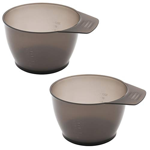 lasenersm 2 Pieces Hair Color Bowl Hair Dye Bowl Hair Color Mixing Bowl Plastic Color Mixing Tint Bowl Hair Dye Bowl App