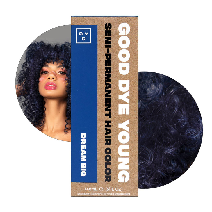 Good Dye Young SemiPermanent Hair Color Vegan and CrueltyFree Blue Hair Dye Last up to 24 Washes NonDamaging Conditionin