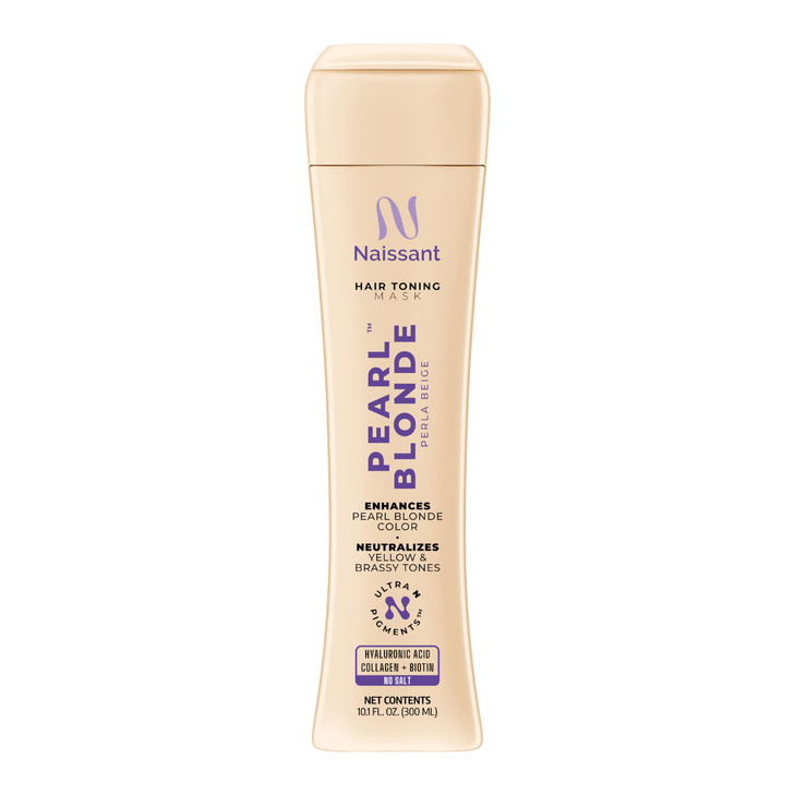 naissant Pearl Blonde Purple Toning Mask Ultra HighPurity Pigments Neutralizes Yellow Brassy Tones Hyaluronic Acid Colla