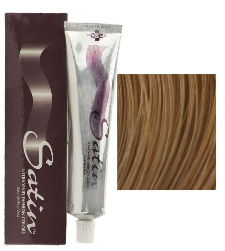 Satin Ultra Vivid Fashion Colors 8GC Light Golden Copper Blonde Hair Dye 3 oz Gold Copper Series Permanent Hair Dye Made