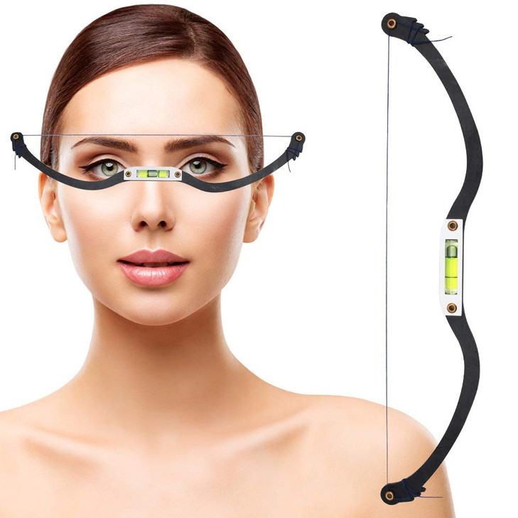 Eyebrow Shaping KitEyebrow Shaper Eyebrow Ruler Eyebrow Corrector Professional Level Measure Tool for Eyebrow Drawing Li